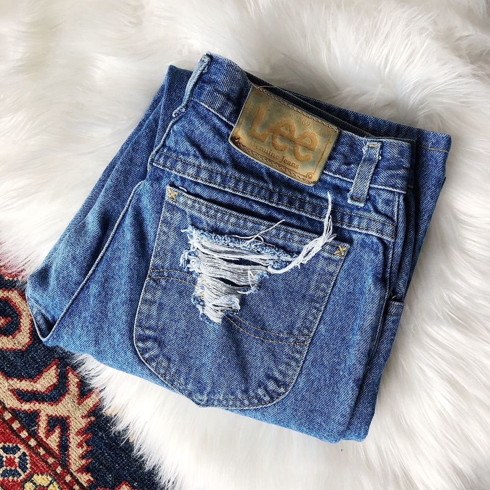 LEE VINTAGE 80s HIGH WAIST JEANS - Picture 1 of 5